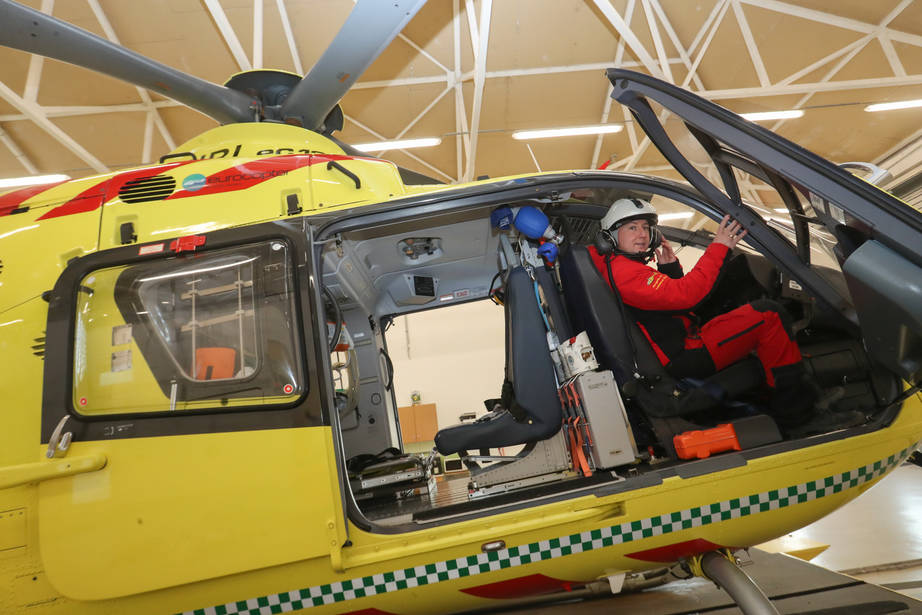 Új mentőhelikoptert kapott a balatonfüredi légimentő bázis