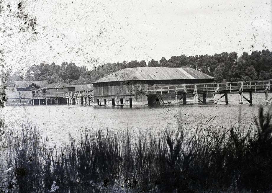 100 éve is népszerű volt a Hévízi-tó