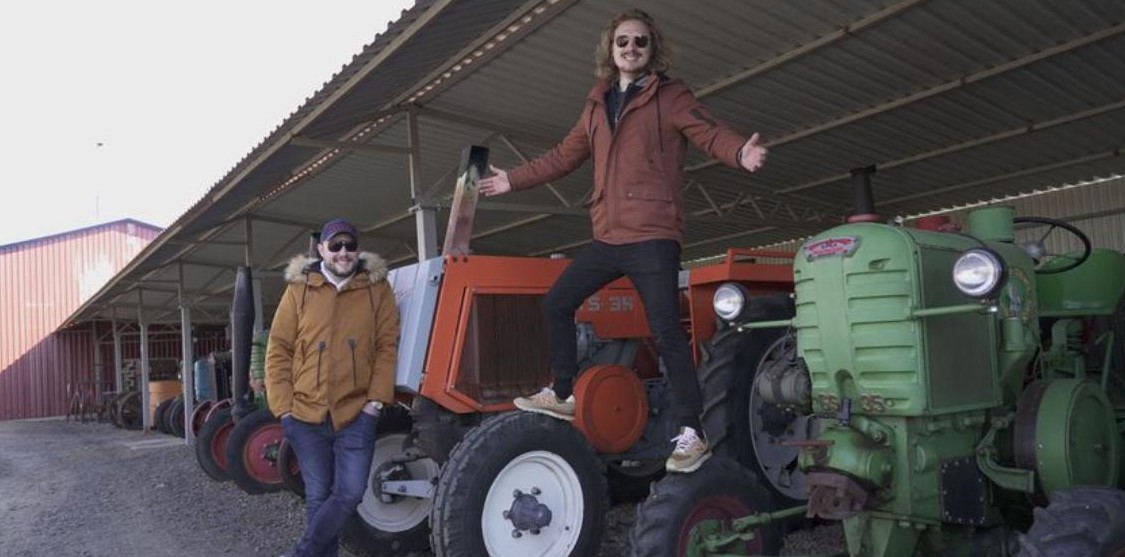 A világ egyik legritkább traktorját próbálták ki a keszthelyi fiúk