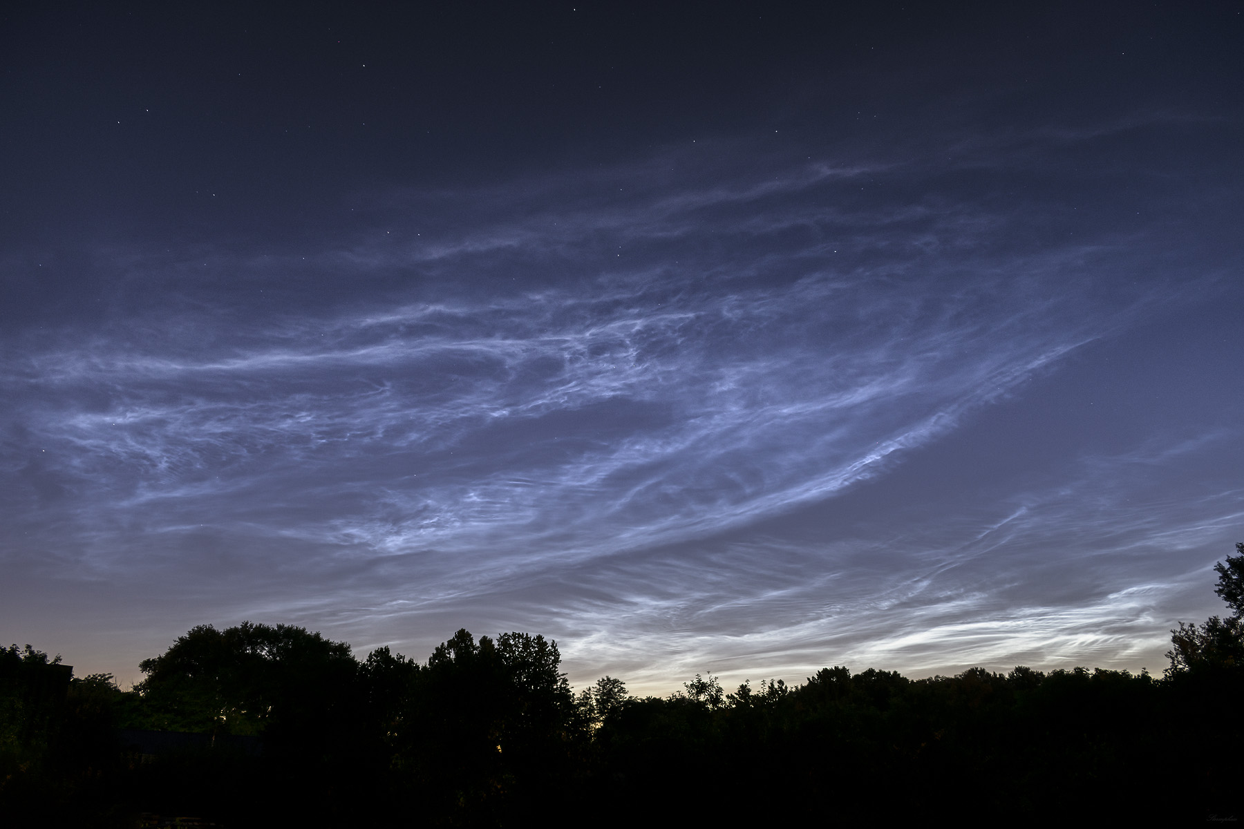 NLC, Éjszakai világító felhők Fotó: Somogyi Csaba
