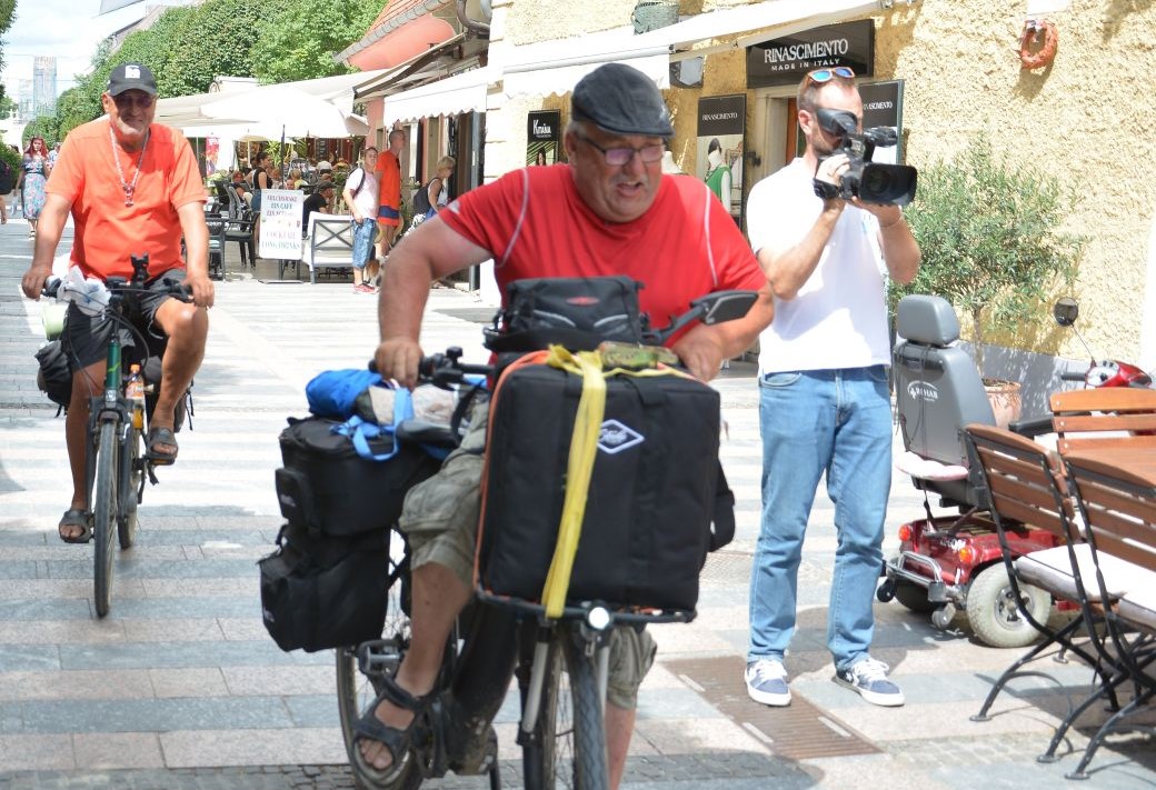 Biciklis verklis érkezett Németországból Keszthelyre