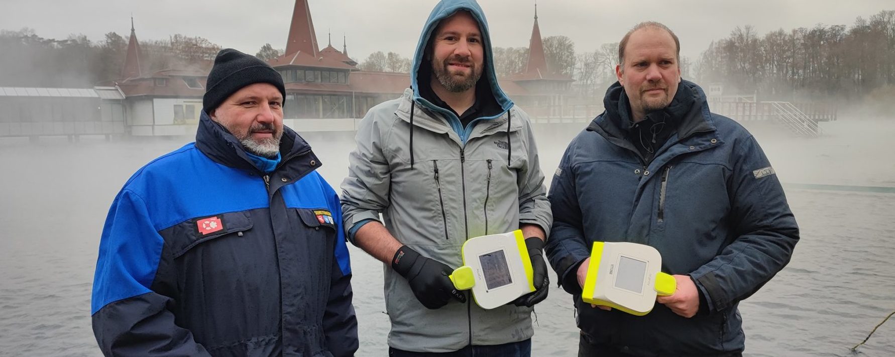 Életmentő eszközt teszteltek és annak beszerzésére gyűjtenek a vízimentők Vízimentők Fotó: Magyarországi Szakszolgálata hivatalos Facebook 