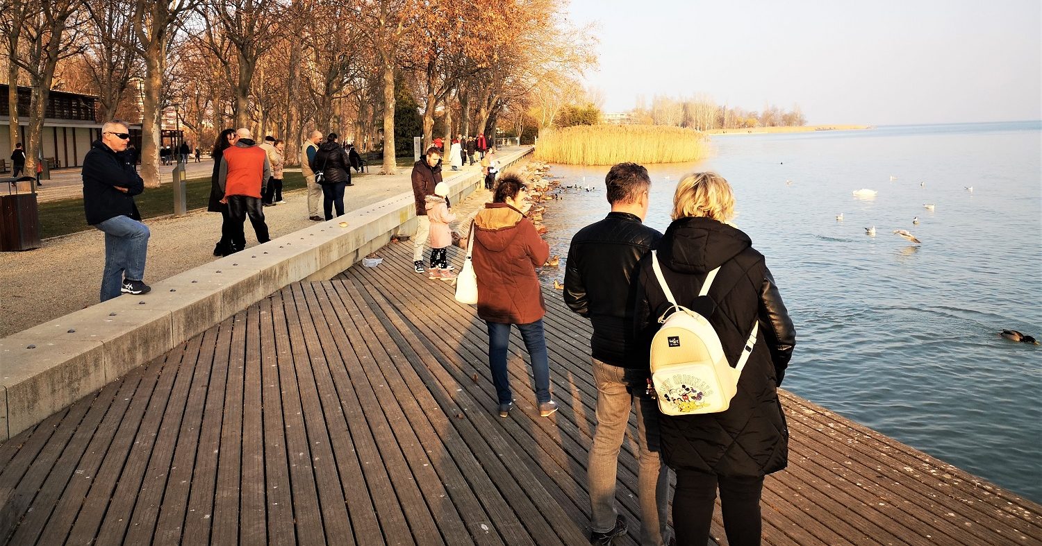 A Balatonra vágytak az emberek március első hétvégéjén