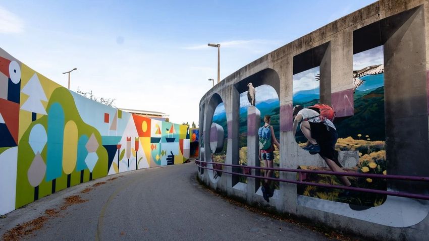 A street art festmények városa Veszprém